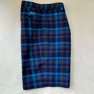 Nike Mens Plaid Golf Shorts Size 36